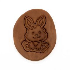 Zajíček s kytičkou | dvoudílné vykrajovátko