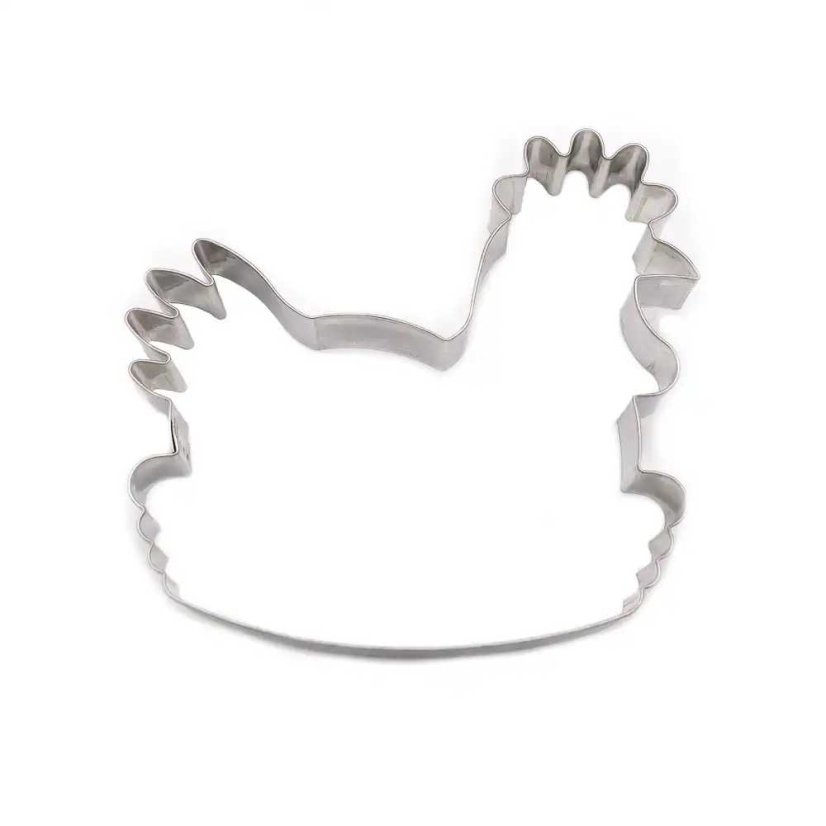 Slepice na ošatce - velké 137 mm | vykrajovátko