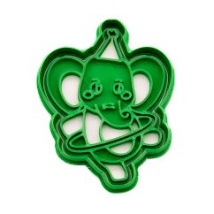 Cirkusový slon | dvoudílné vykrajovátko