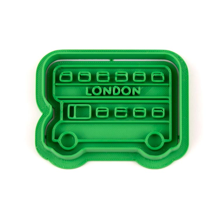 Dvoupatrový autobus 2 | dvoudílné vykrajovátko