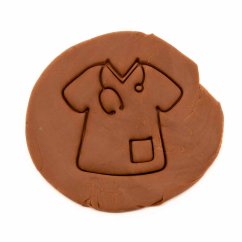 Lékařská halena | dvoudílné vykrajovátko