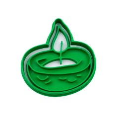 Lodička z oříšku | dvoudílné vykrajovátko