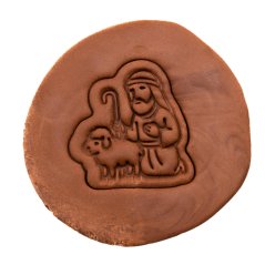 Pastýř s ovečkou | dvoudílné vykrajovátko