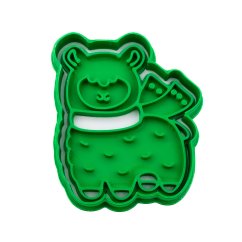 Lama 2 - vánoční | dvoudílné vykrajovátko