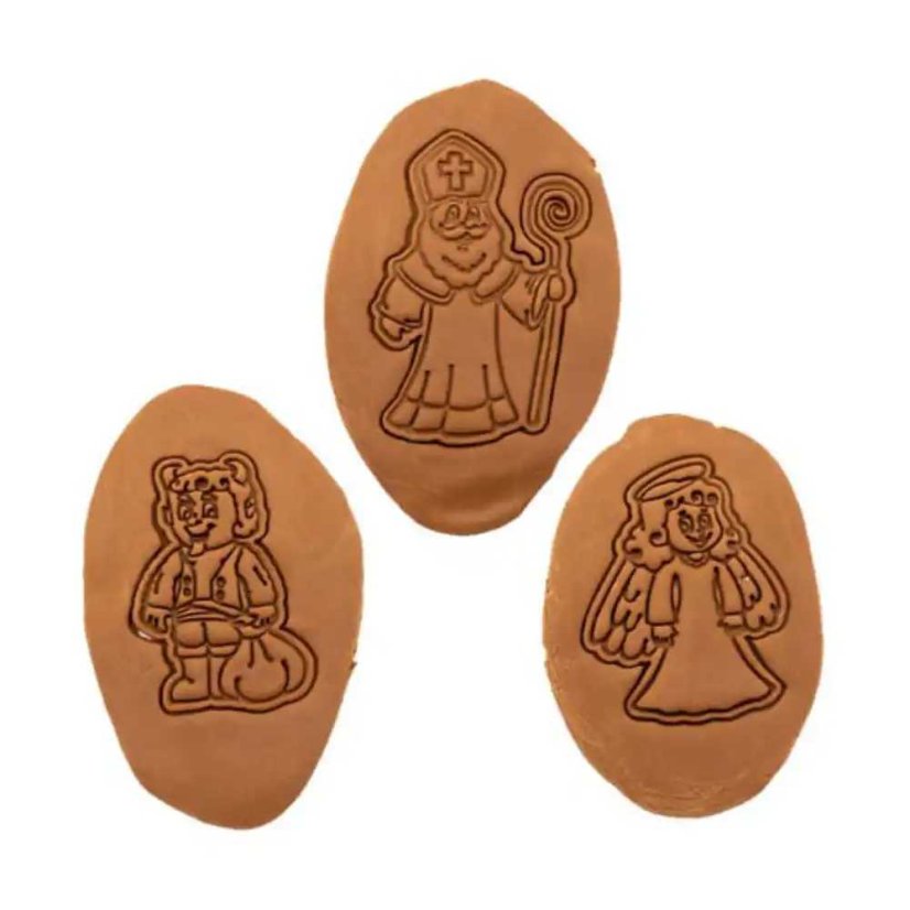 Mikuláš, čert a anděl | sada vykrajovátek