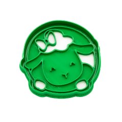 Beránek s mašličkou | dvoudílné vykrajovátko