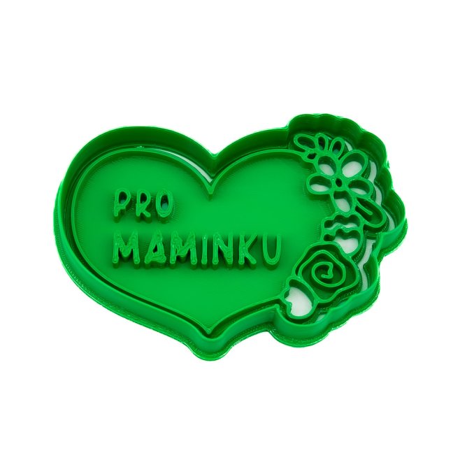 Přání srdce | dvoudílné vykrajovátko