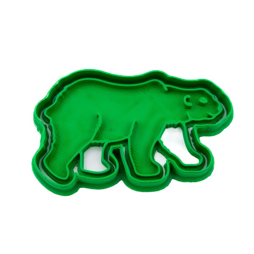 Lední medvěd | dvoudílné vykrajovátko