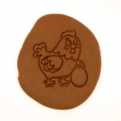 Slepička s vajíčkem | dvoudílné vykrajovátko