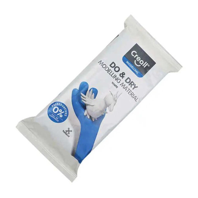 Modelovacia hmota Creall Do&Dry 500g, biela