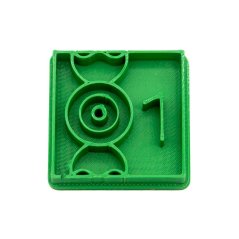 Bonbon s číslem 1 | razítko pro adventní kalendář