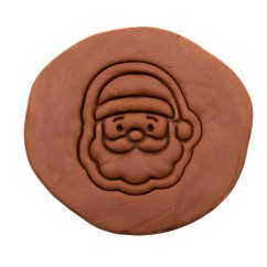 Santa - hlava | dvoudílné vykrajovátko