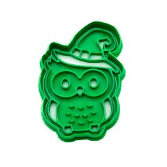 Sova s kloboukem | dvoudílné vykrajovátko