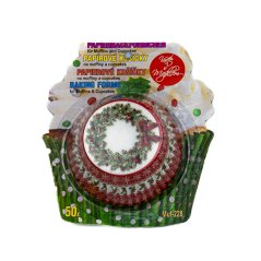 Adventní věnec | papírové košíčky na muffiny a cupcakes | 50 ks