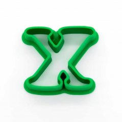 Litera X - podstawowa | foremka / wykrawacz do ciastek