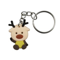 Sobík 1 vánoční klíčenka gumová 35 mm