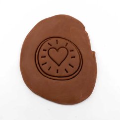 Zářící srdce | dvoudílné vykrajovátko