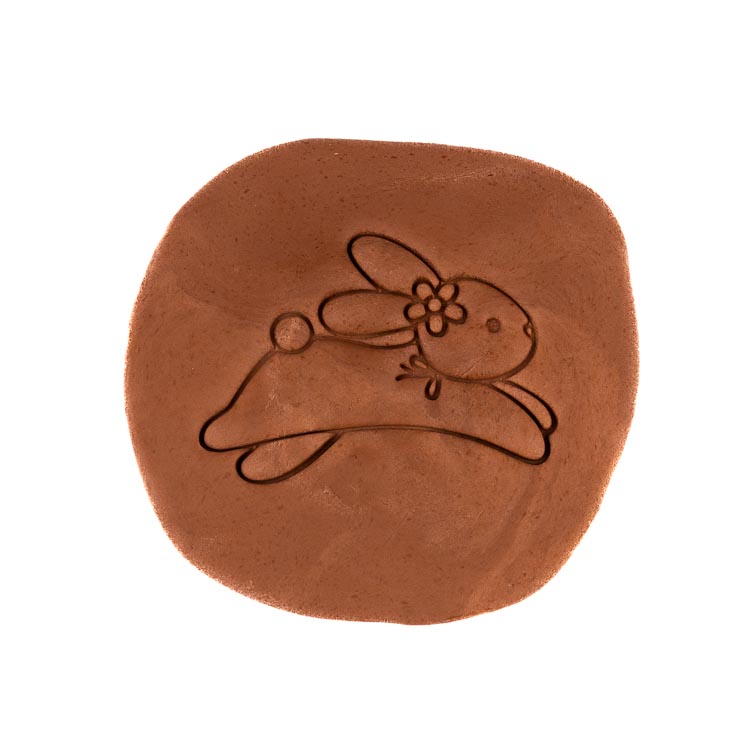 Zajíček běžící | dvoudílné vykrajovátko