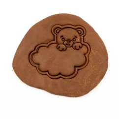 Medvídek s mráčkem | dvoudílné vykrajovátko