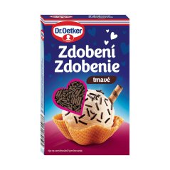 Dr. Oetker Zdobení tmavé 80 g