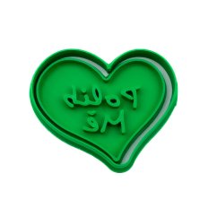 Polib mě | dvoudílné vykrajovátko