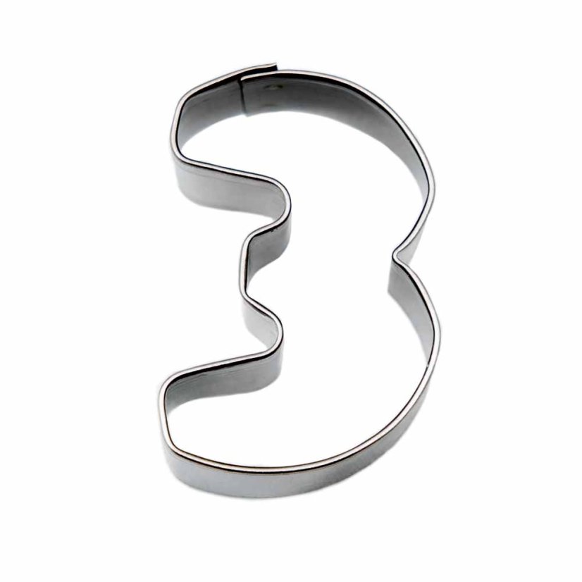 Číslice - 3 - tři | vykrajovátko