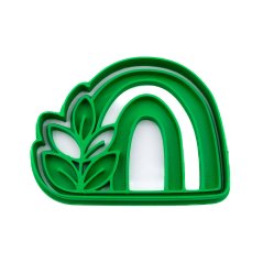 Duha - květina | dvoudílné vykrajovátko