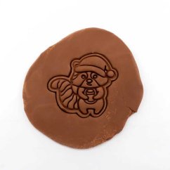 Mýval - vánoční | dvoudílné vykrajovátko