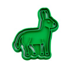 Osel - postava | dvoudílné vykrajovátko