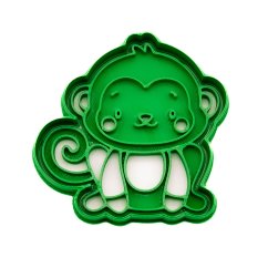 Opička | dvoudílné vykrajovátko