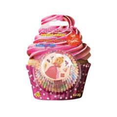 Princezny | papírové košíčky na muffiny a cupcakes | 50 ks