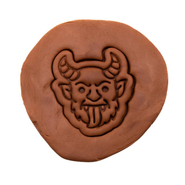 Čert - hlava 3 | dvoudílné vykrajovátko