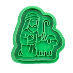 Pastýř s ovečkou | dvoudílné vykrajovátko