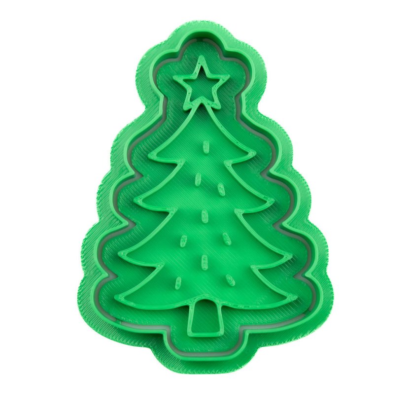 Stromeček 2 | dvoudílné vykrajovátko