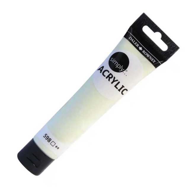 Akrylová barva svítící ve tmě 75ml