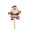 Santa Claus - vánoční dekorační zápich 12 cm
