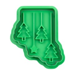 Visící stromečky | dvoudílné vykrajovátko