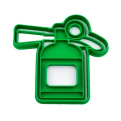 Hasící přístroj | dvoudílné vykrajovátko