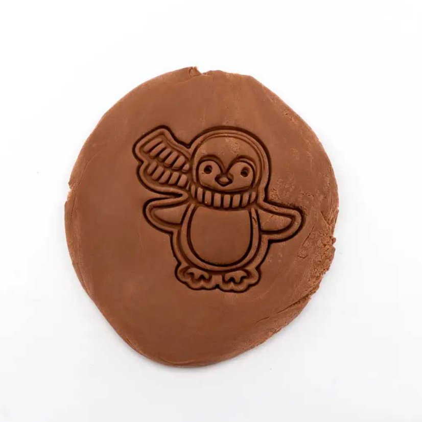 Tučňák 2 - vánoční | dvoudílné vykrajovátko