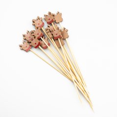 Sob vánoční dekorační zápich 12 cm