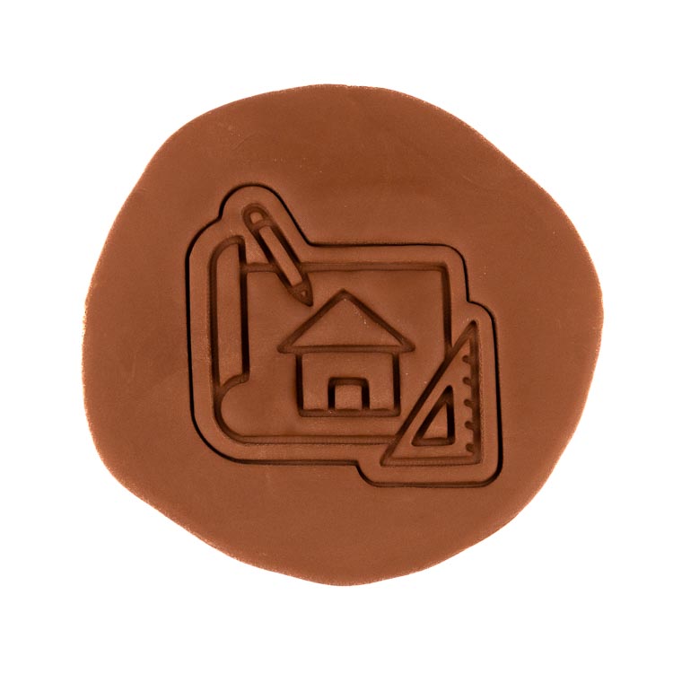 Stavební plány | dvoudílné vykrajovátko