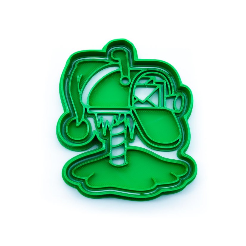 Zasněžená schránka | dvoudílné vykrajovátko