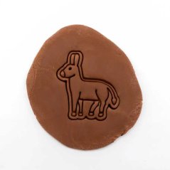 Osel - postava | dvoudílné vykrajovátko