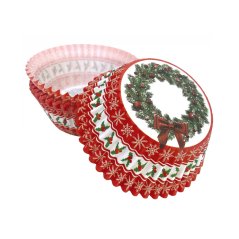 Adventní věnec | papírové košíčky na muffiny a cupcakes | 50 ks