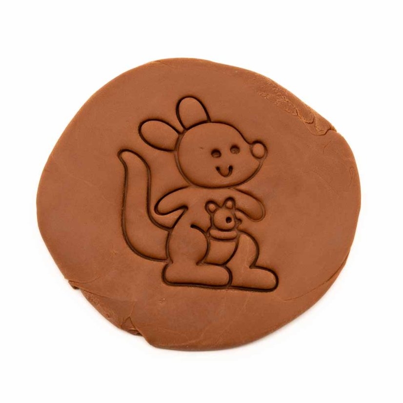 Klokan s klokánkem | dvoudílné vykrajovátko