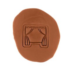 Jeviště | dvoudílné vykrajovátko