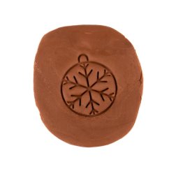 Ozdoba s vločkou 4 | dvoudílné vykrajovátko