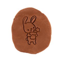 Zajíček s květináčem | dvoudílné vykrajovátko