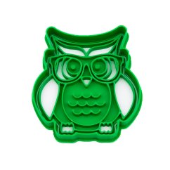 Sova s brýlemi | dvoudílné vykrajovátko