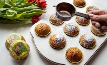 Velikonoční muffiny – s papírovými košíčky bez starostí